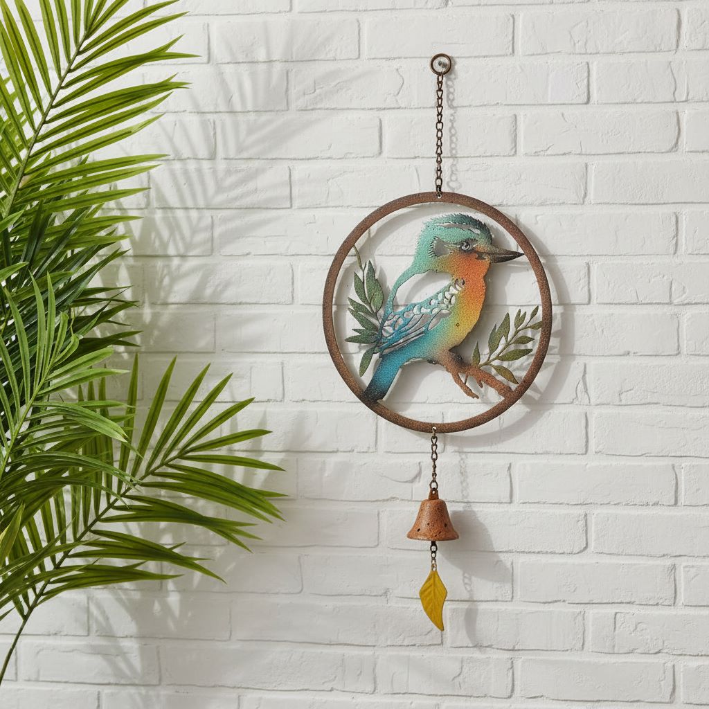 Hand-Painted Coloured Kookaburra Bell