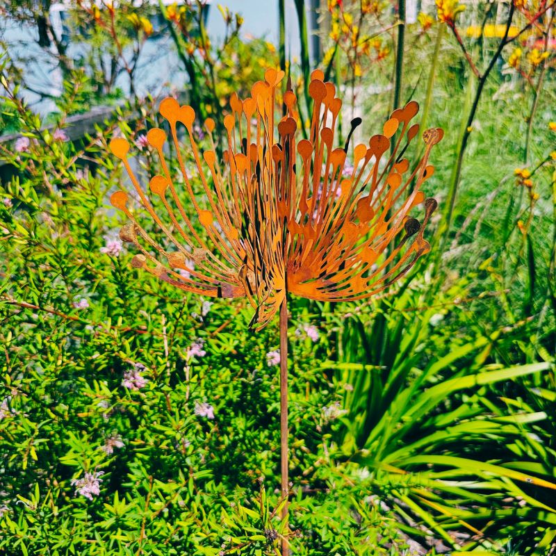 Rustic Flower Garden Stake