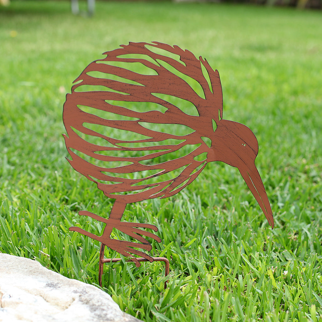 Kiwi Stake Garden Decor
