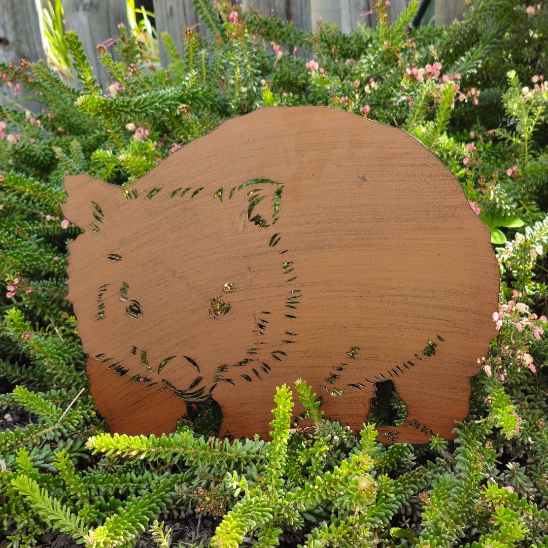 Wombat Decorative Garden Stake