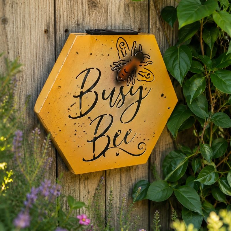 Busy Bee Solar LED Wall Art