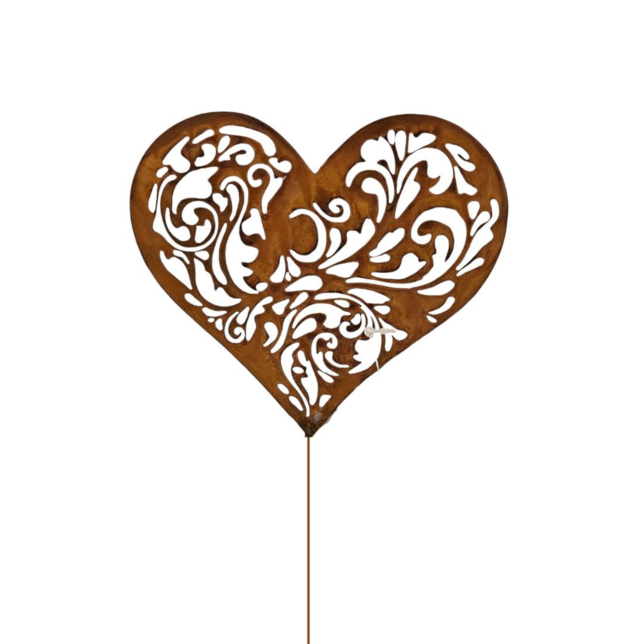 FLORAL HEART STAKE LARGE