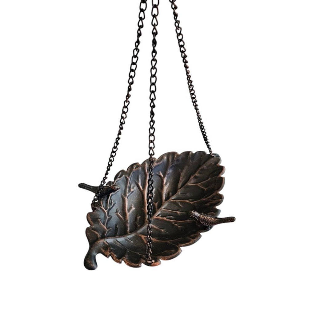 BRONZE LEAF BIRDFEEDER