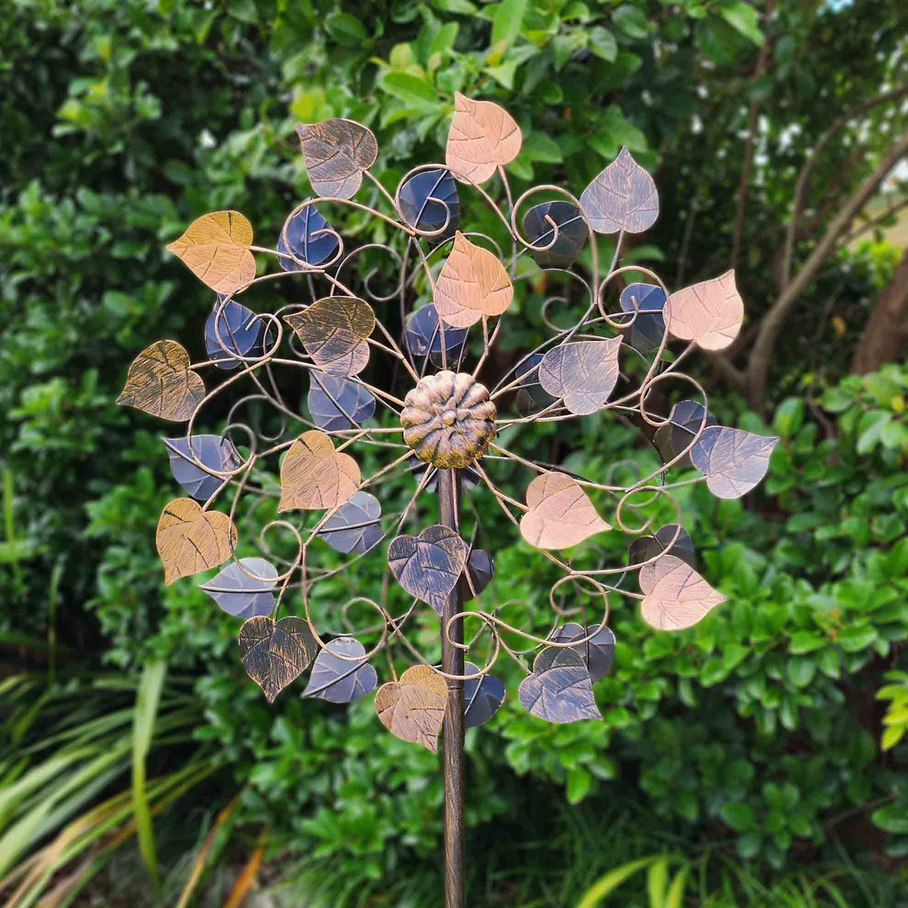 Bronze Leaf Windspinner