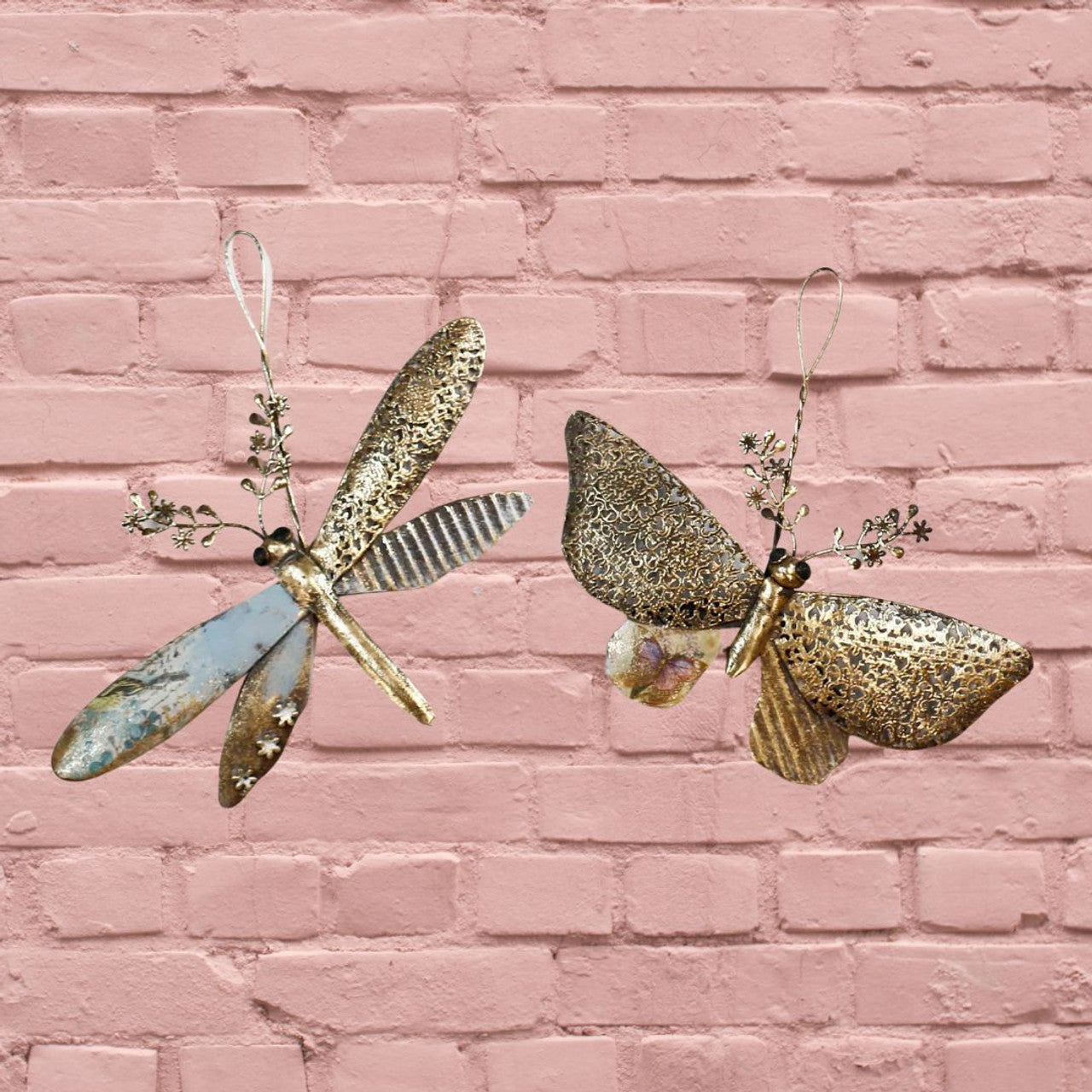 Golden Dragonfly Decor