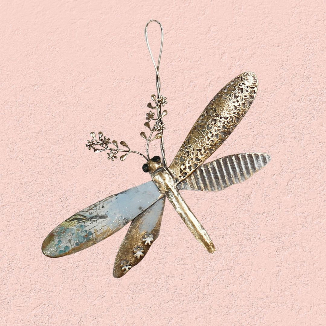 Golden Dragonfly Decor