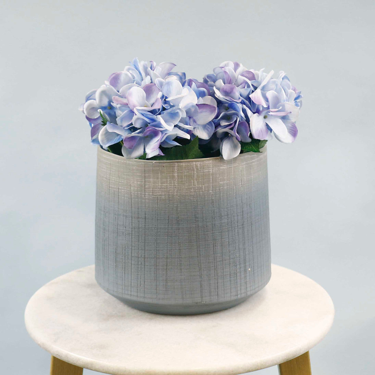 Horizon Glacier Blue Ceramic Pot