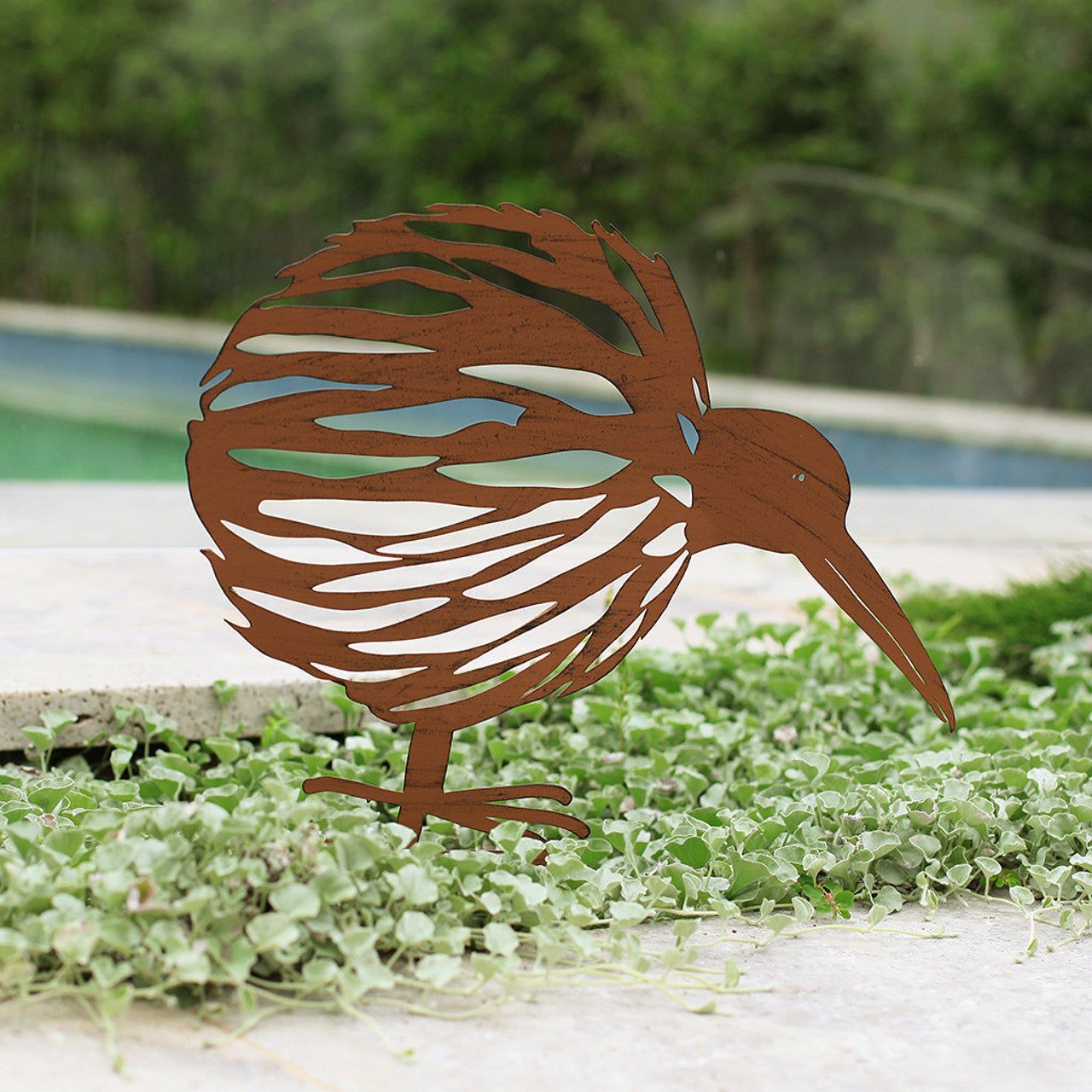 Kiwi Stake Garden Decor