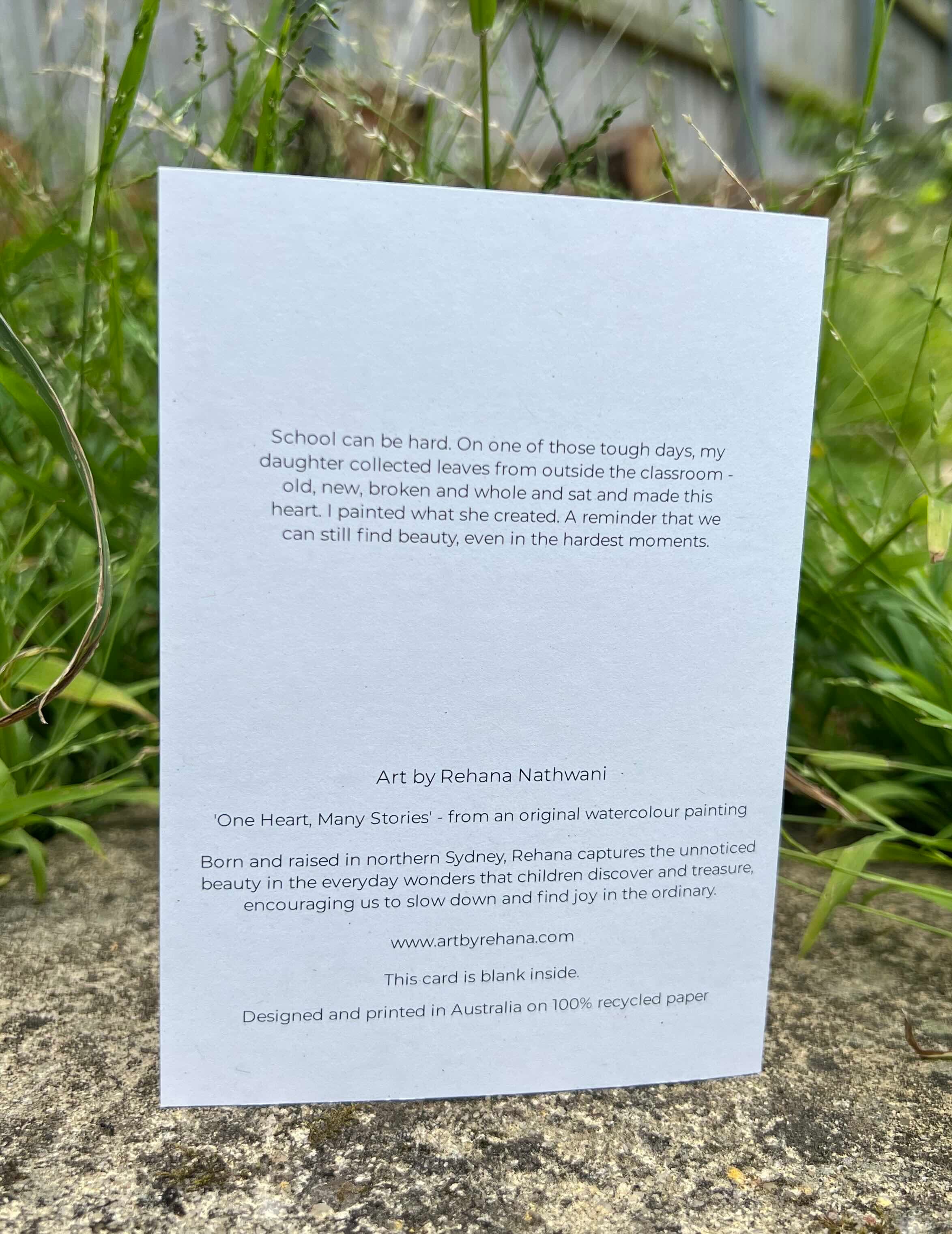 One Heart greeting card