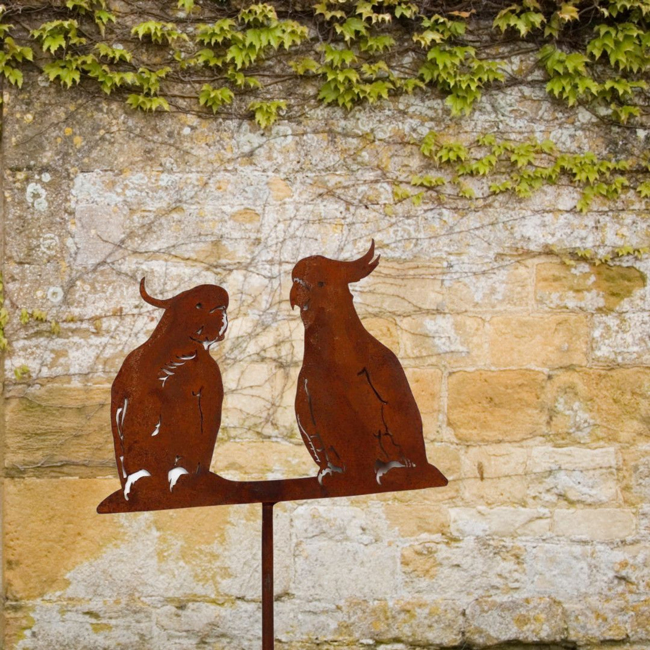 Pair of Cockatoos Stake