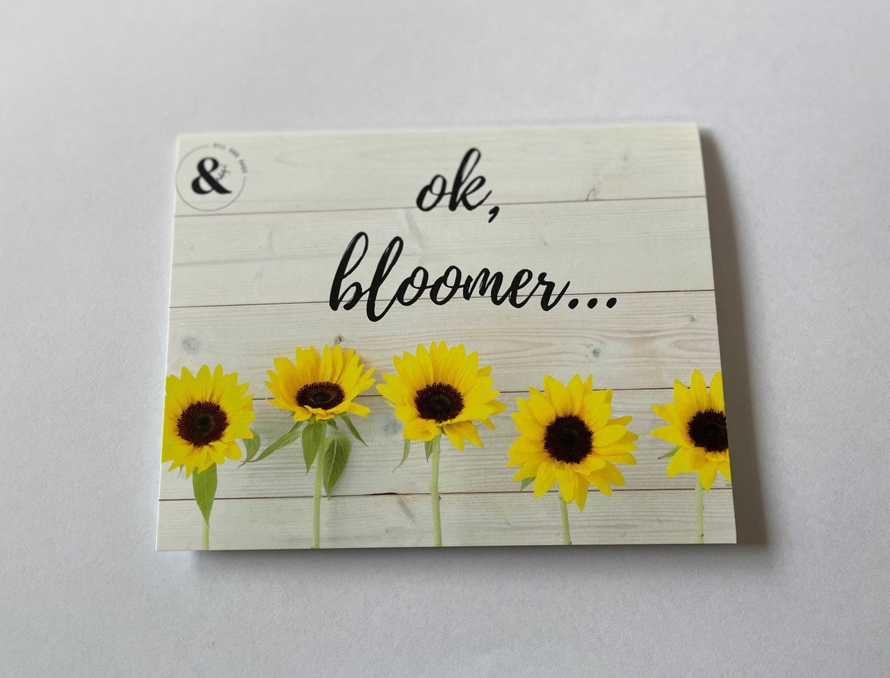 Sunflower Card