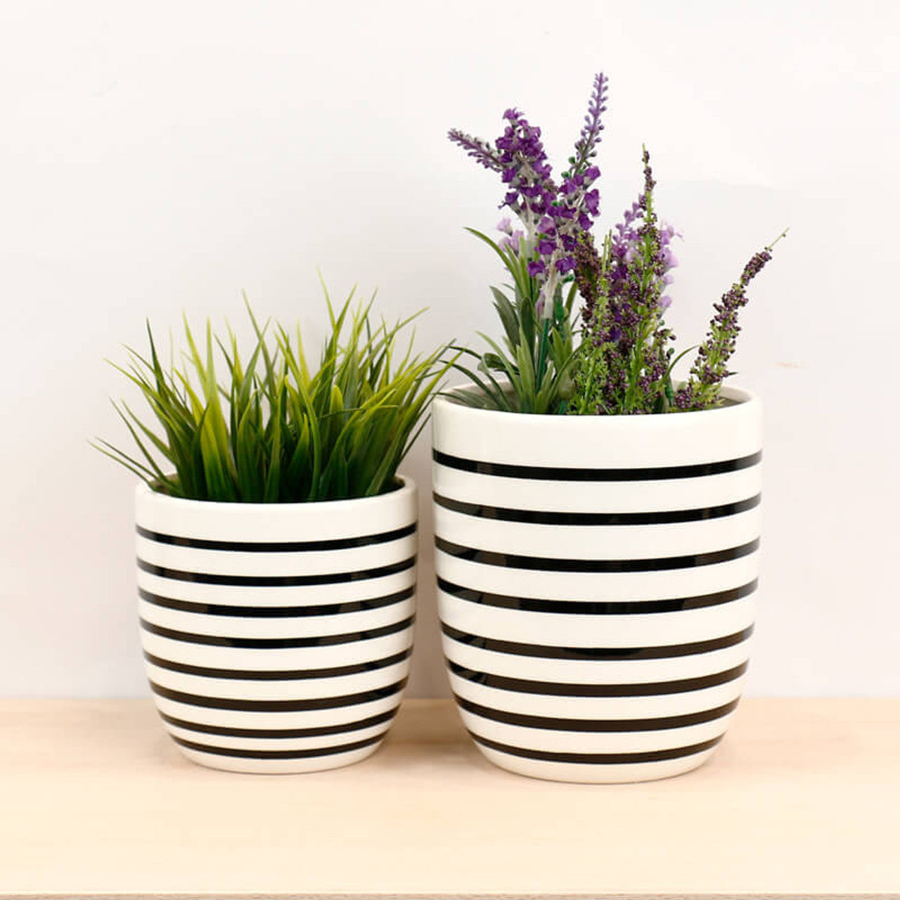 White Banded Pot