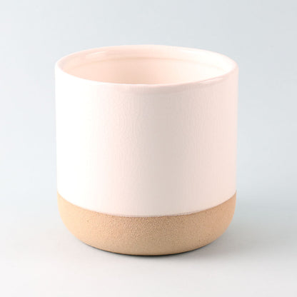 Straight Antiqued Ceramic Pot