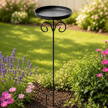 Scroll Metal Garden Feeder