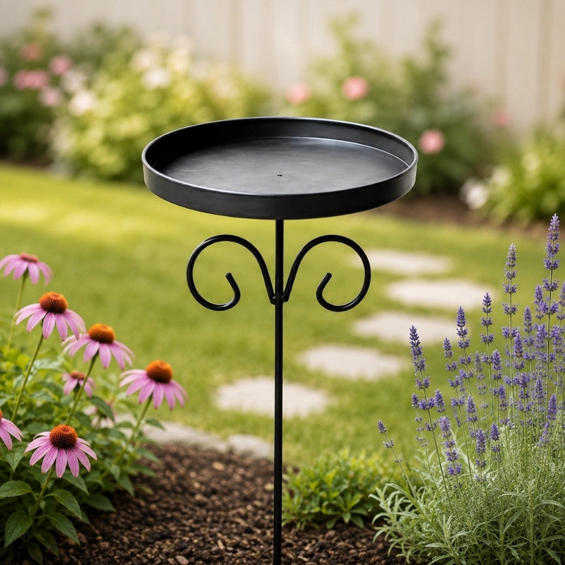 Scroll Metal Garden Feeder