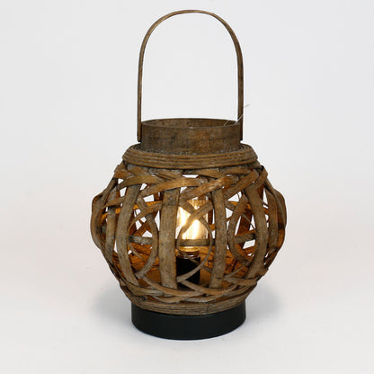 Bamboo Lantern With light