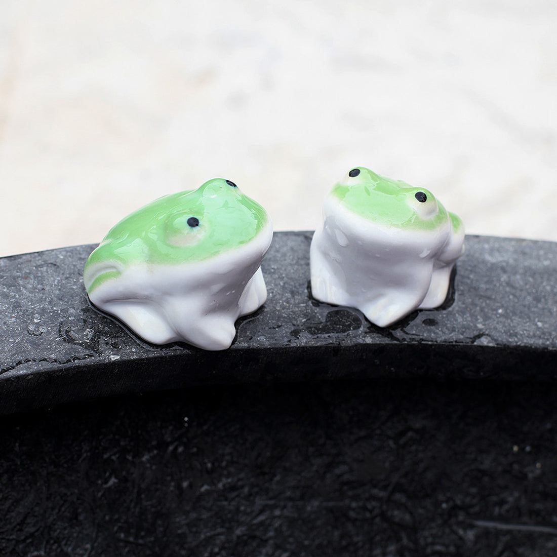 Frank The Frog Ceramic Figurine