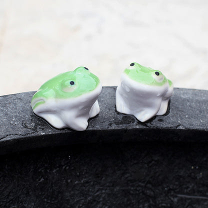 Frank The Frog Ceramic Figurine