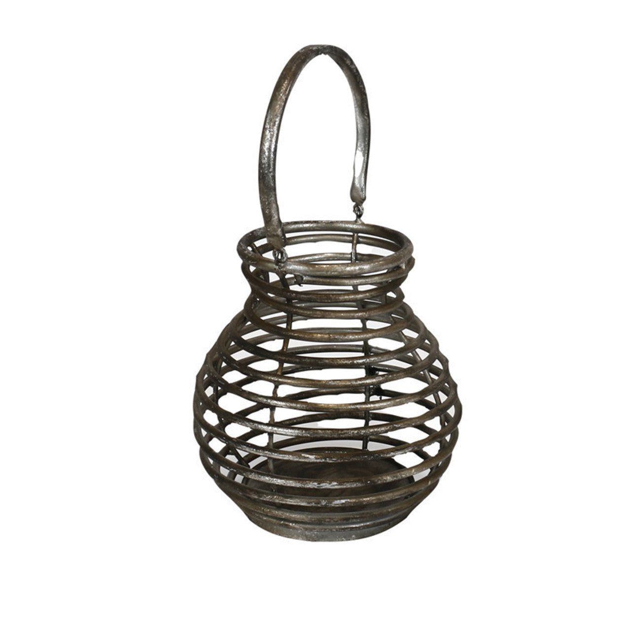 Banded Metal Vase