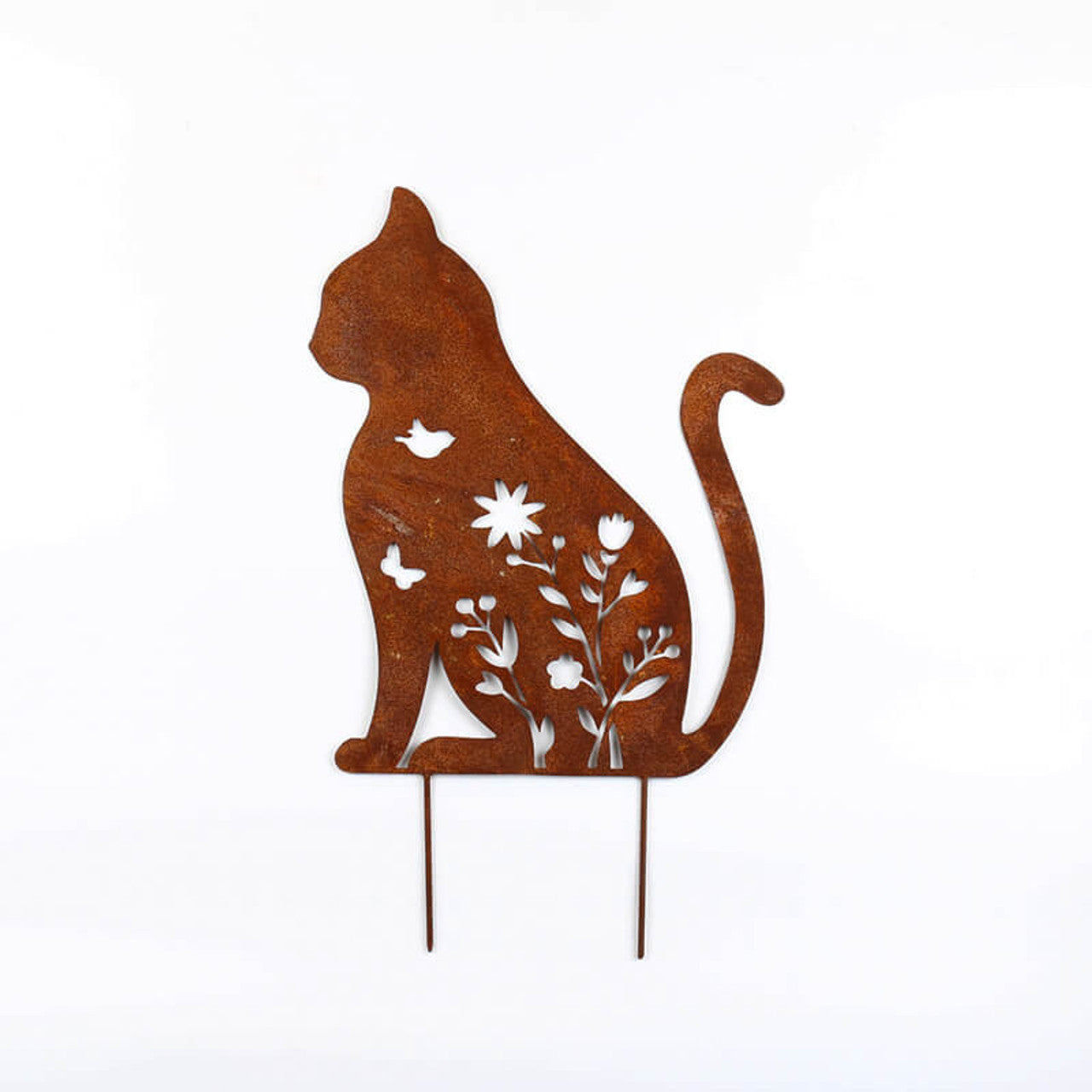 Purring Cat Garden Stake