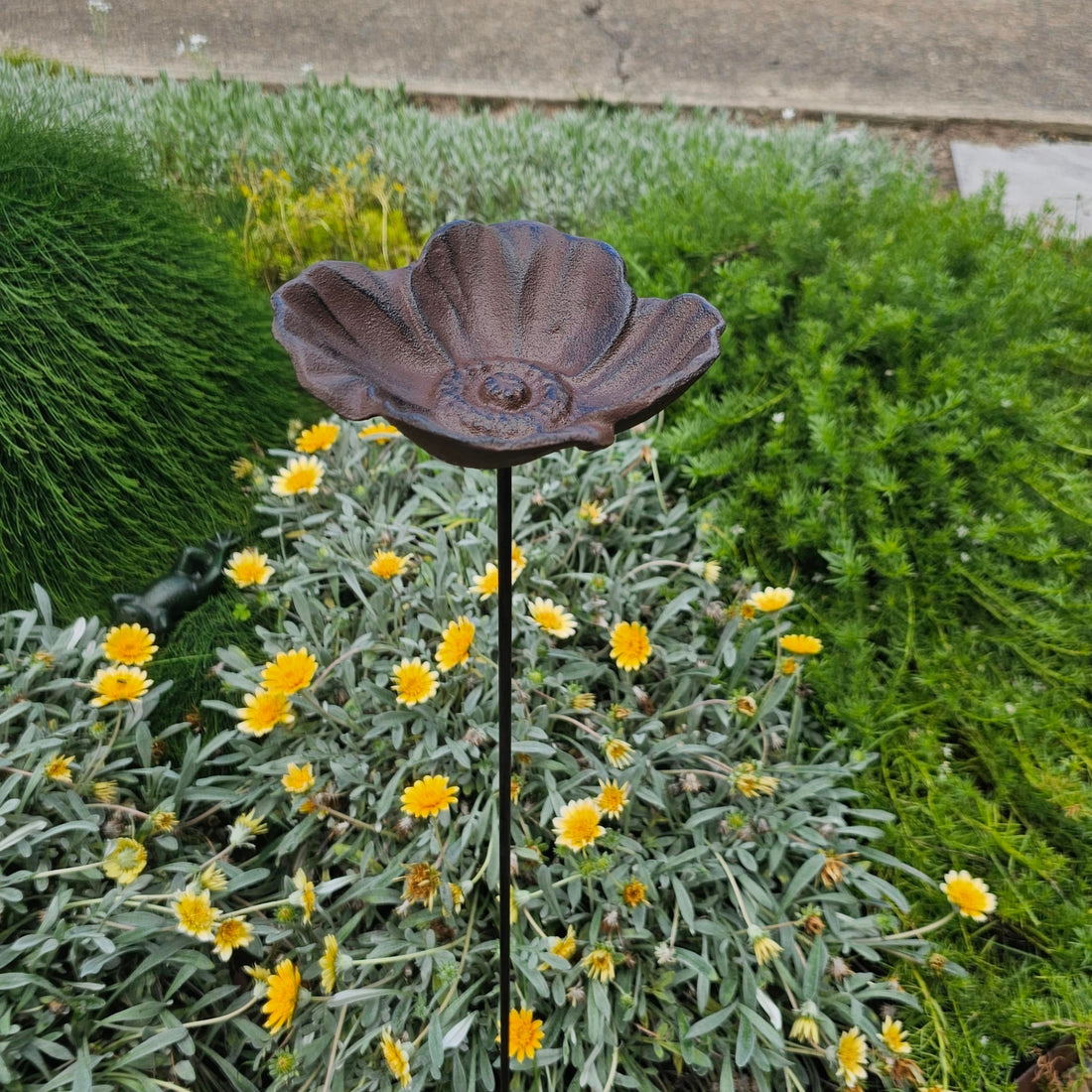 Cast Iron Flower Decorative Garden Stake