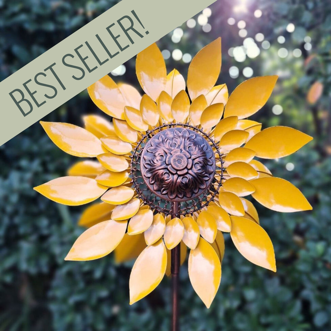 Sun Dancer Sunflower Windspinner