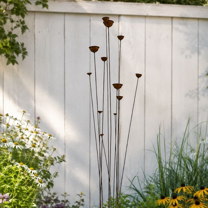 Meadow Drops Metal Garden Stake
