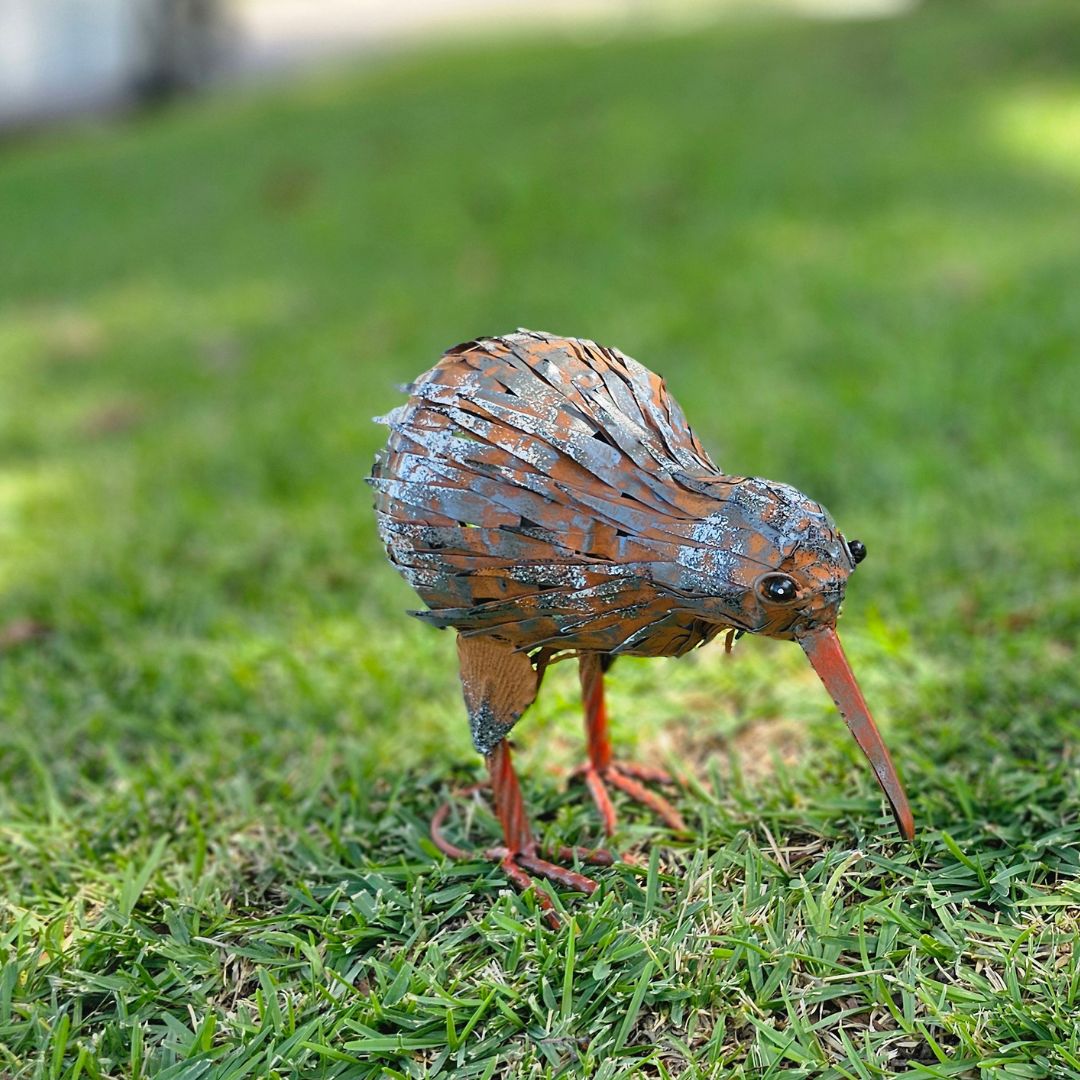 Kiwi Metal Garden Decor