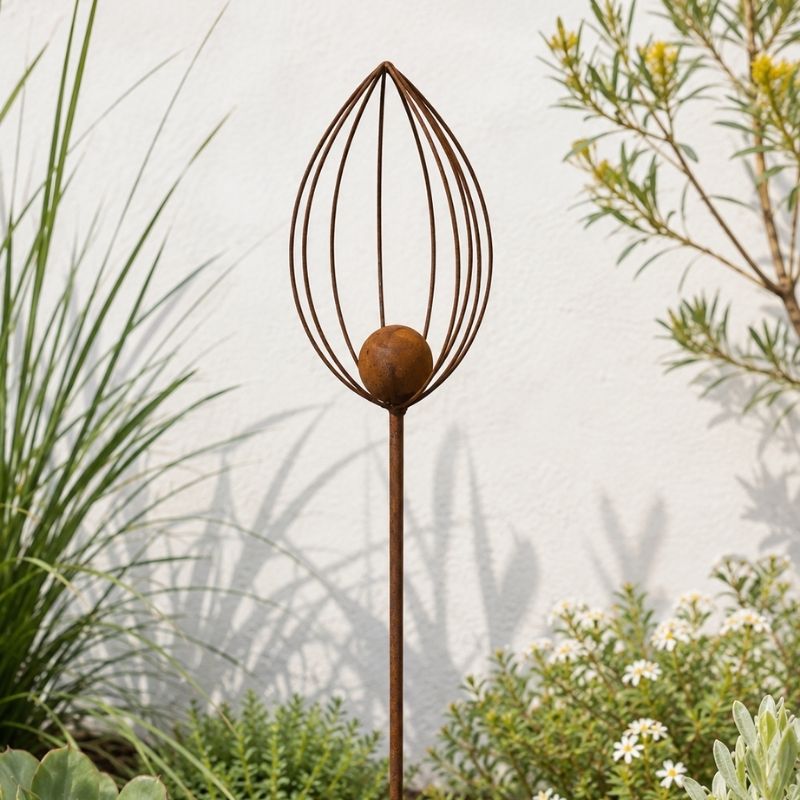 Little Bloom Metal Garden Stake