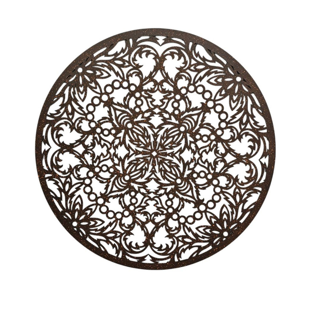 BAROQUE BLOSSOM MANDALA WALL ART
