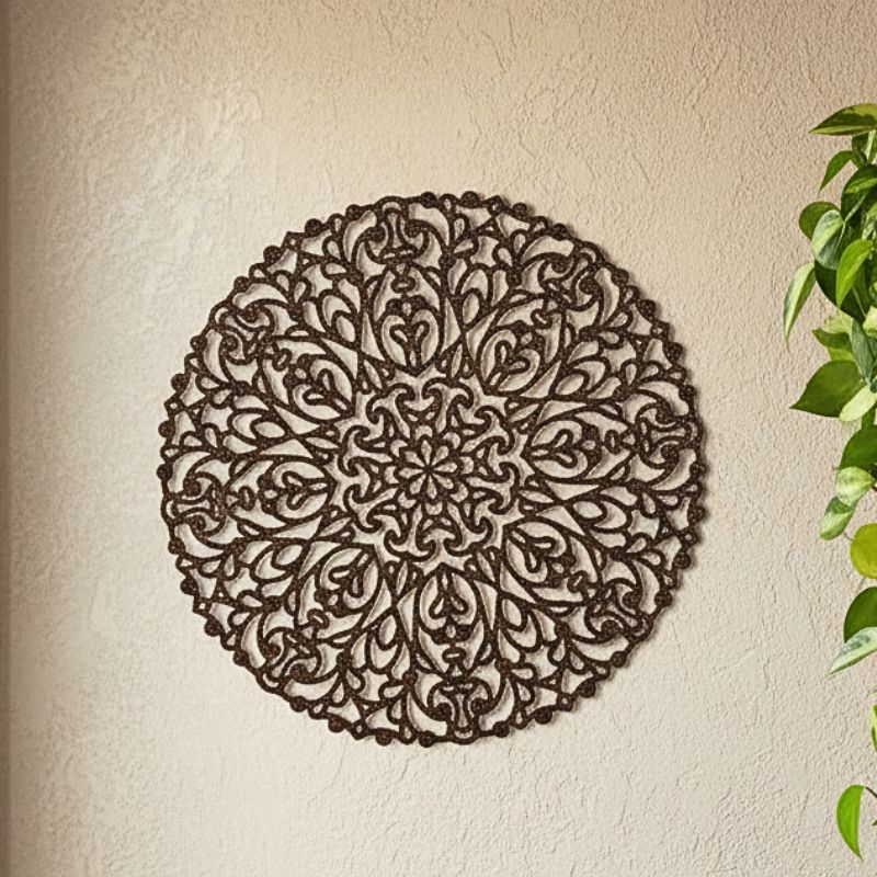 ETHEREAL ECHO MANDALA WALL ART
