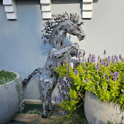 Silver Stallion sculpture (1.13 metres)