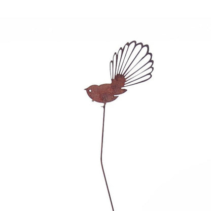 Laser Cut Willy Wagtail Garden Stake