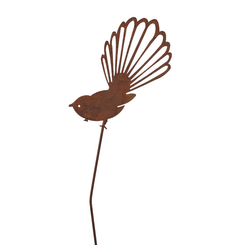 Laser Cut Willy Wagtail Garden Stake