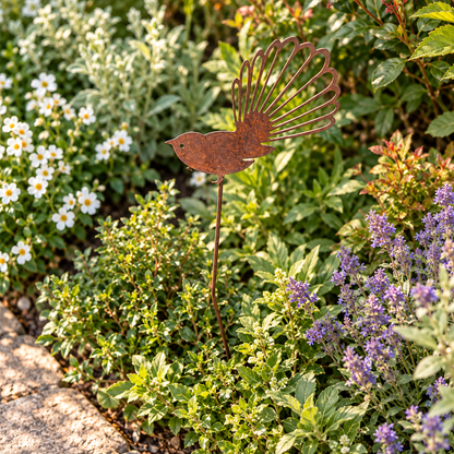 Laser Cut Willy Wagtail Garden Stake