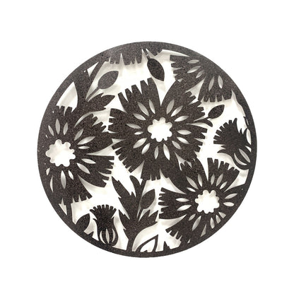 Rustic Metal Daisy Wall Art Garden Decor