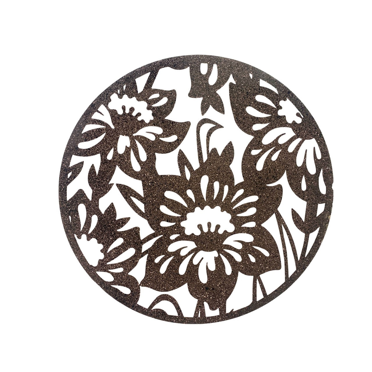 Rustic Metal Flower Wall Art Garden Decor