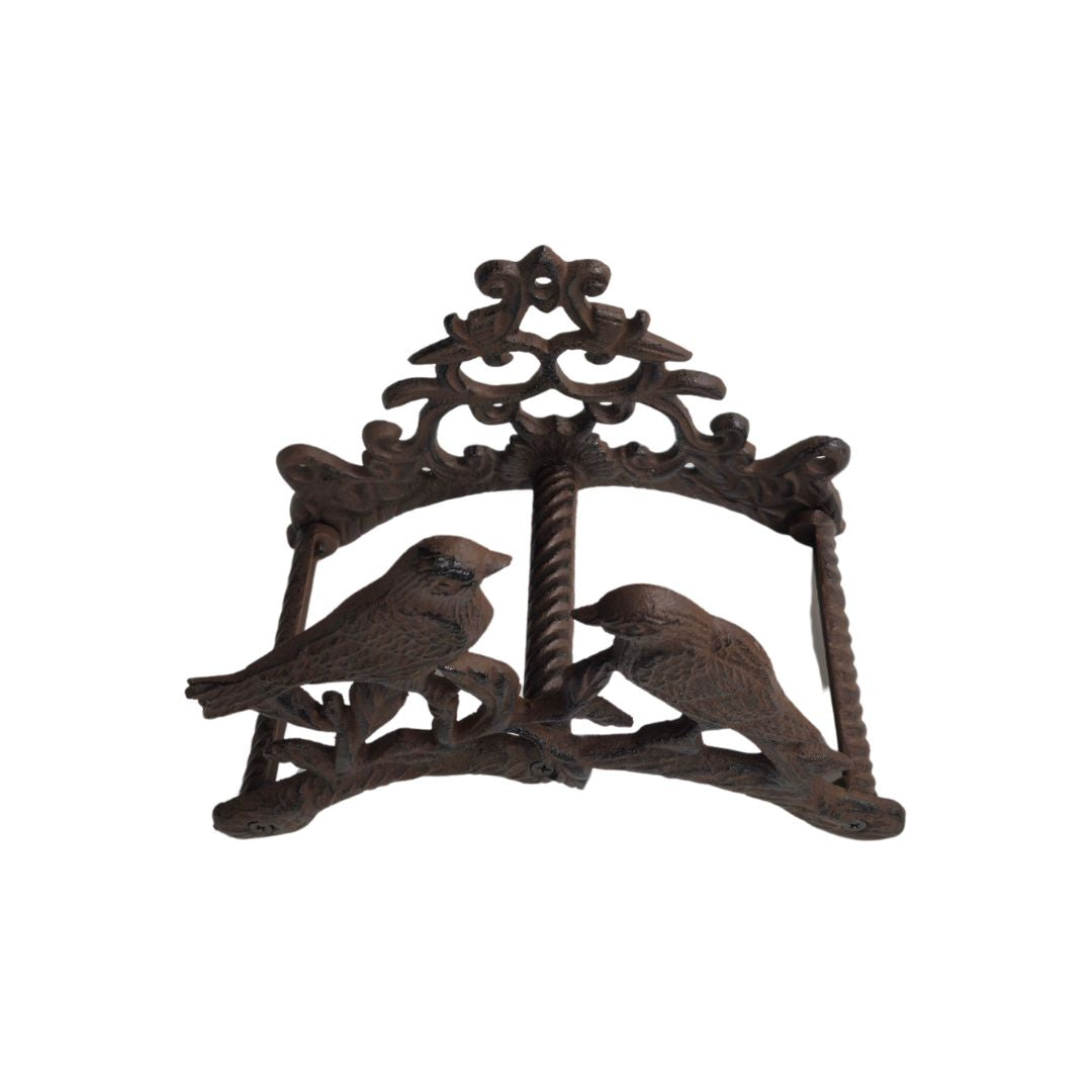 Cast iron bird hose hanger