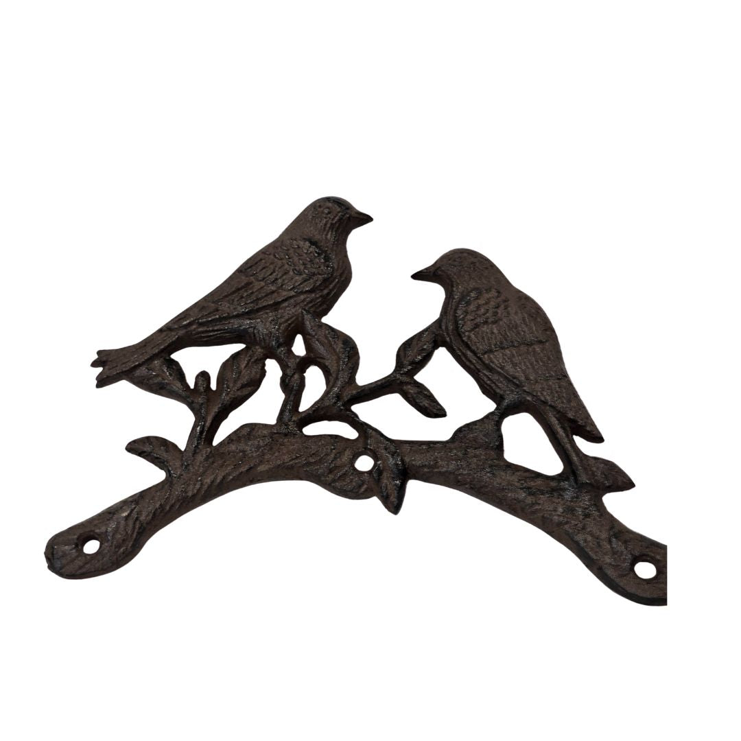 Cast iron bird hose hanger