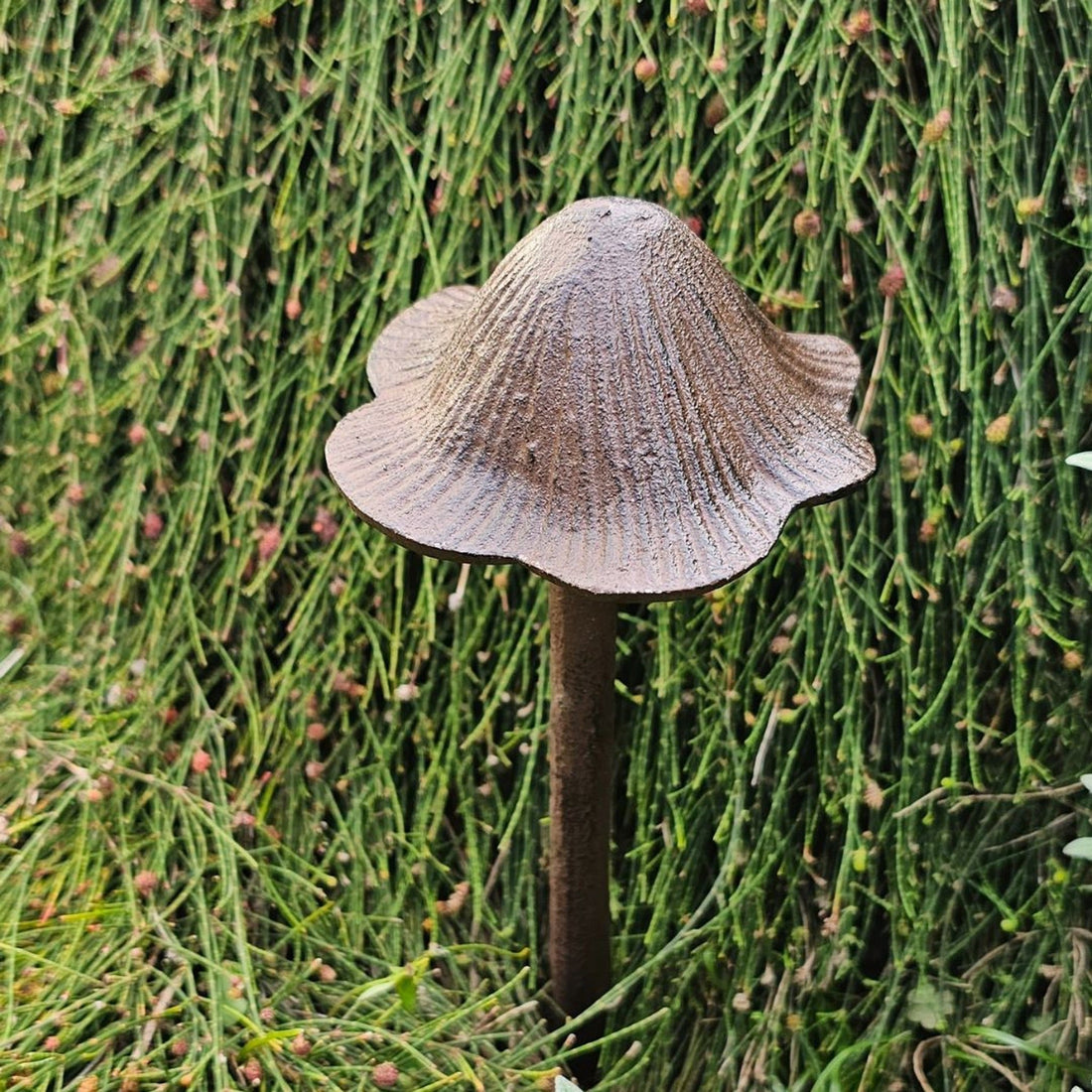 Cast Iron Mushroom Stake