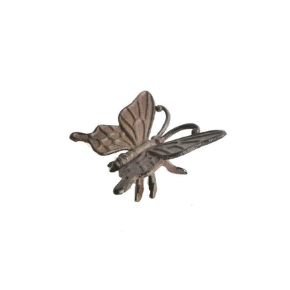 Rustic Cast Iron Butterfly Garden Ornament