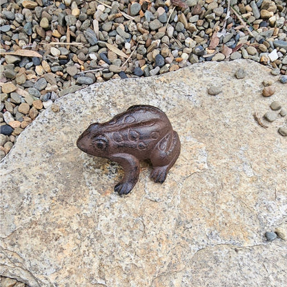 Cast Iron Frog - Brown
