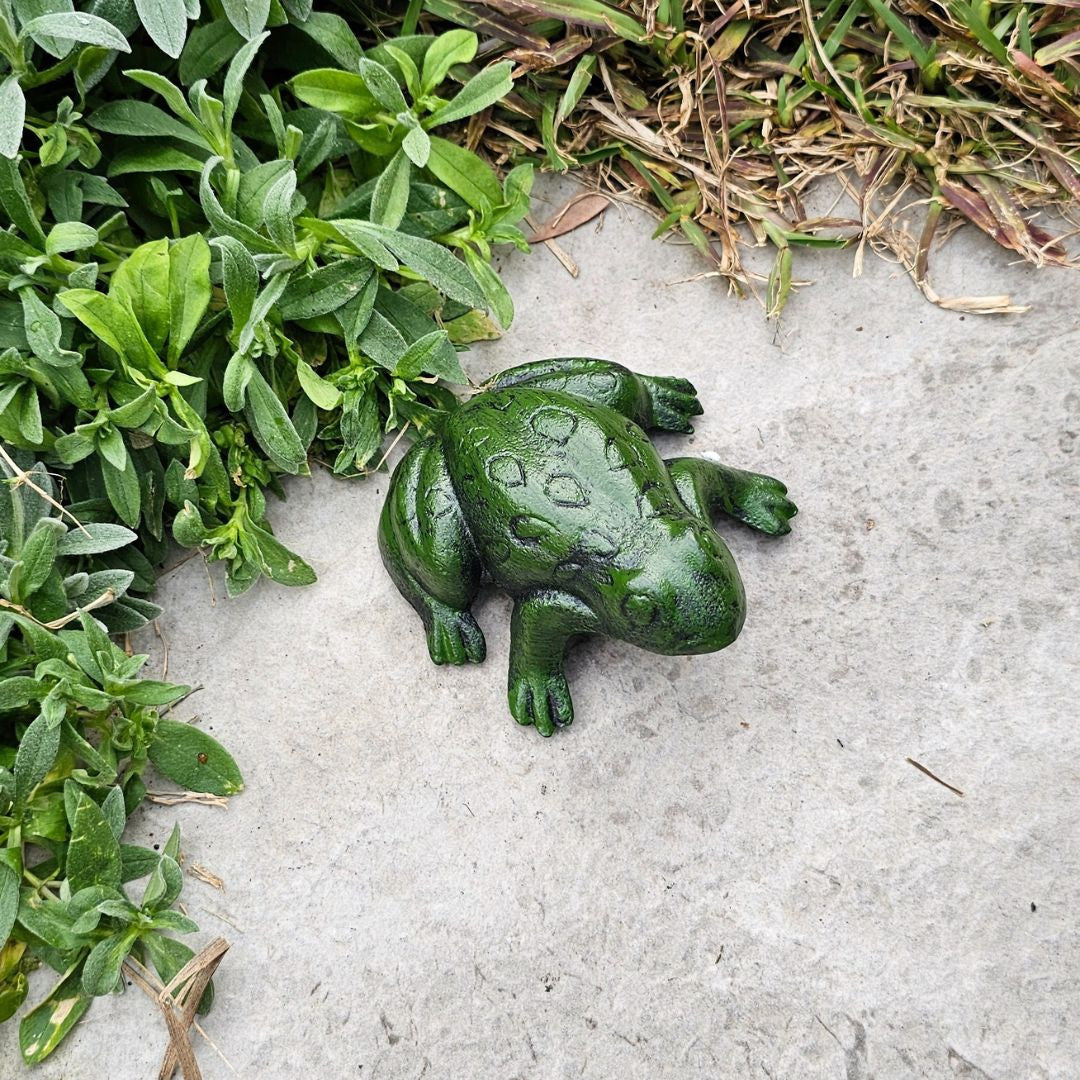 Cast Iron Frog - Green