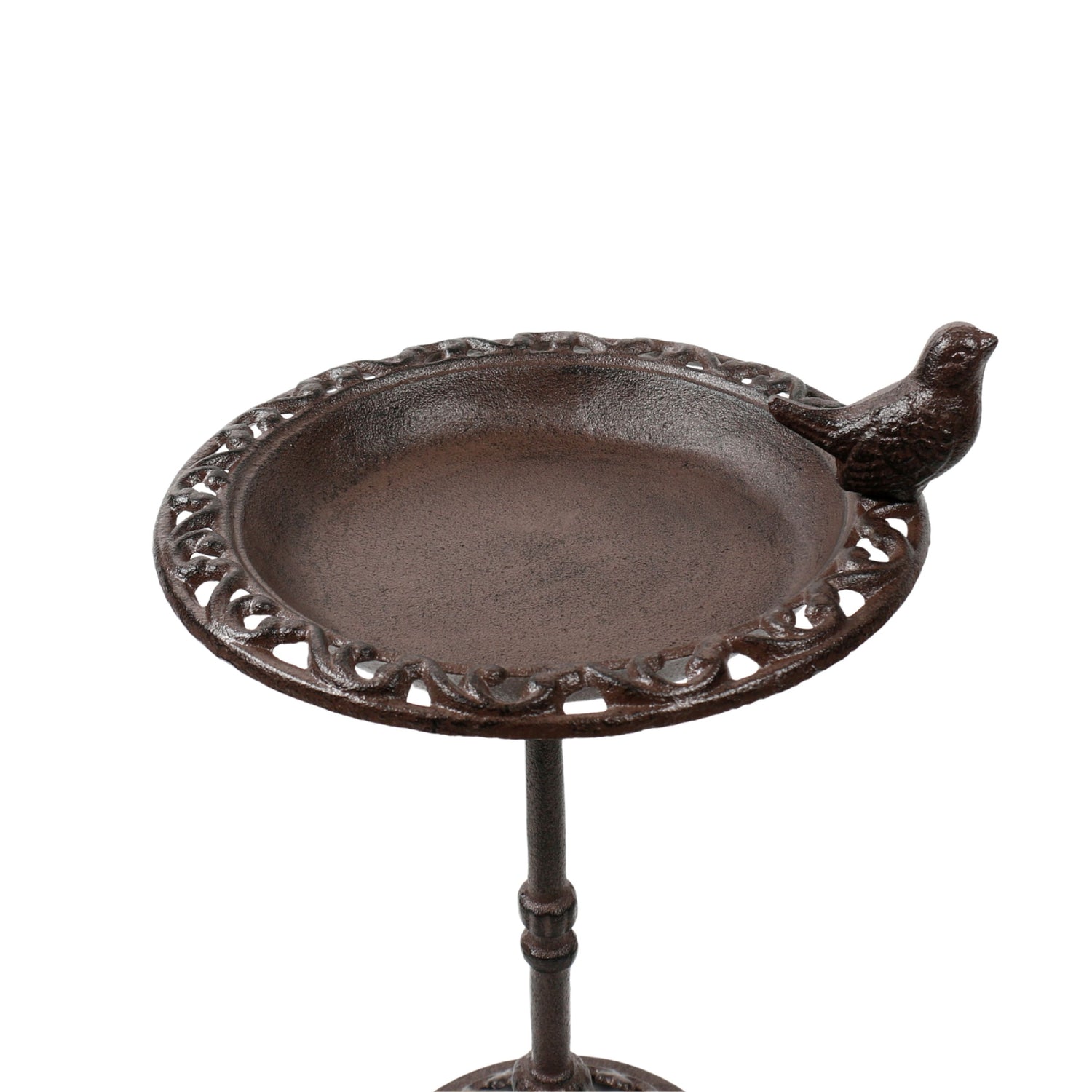 Garden Gossip Cast Iron Pedestal Bird Bath