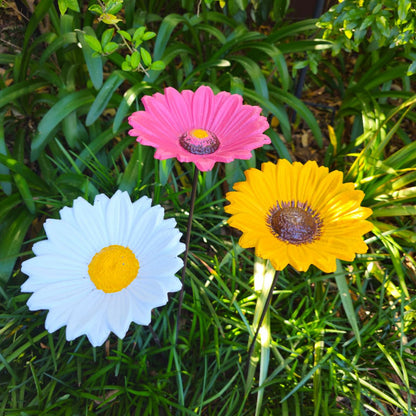 Cast iron flower white