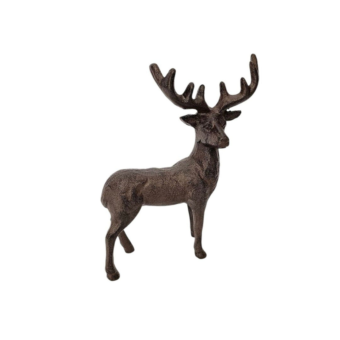 Majestic Cast Iron Stag Figurine