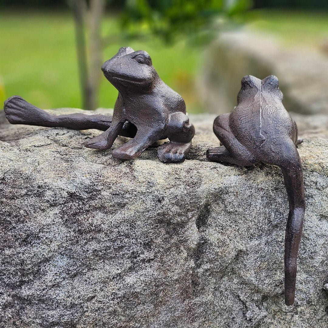 Cast Iron Stretching Frog