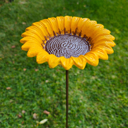 Cast iron sunflower