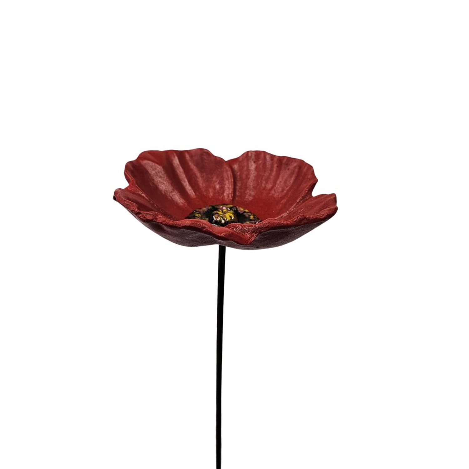 Cast iron poppy