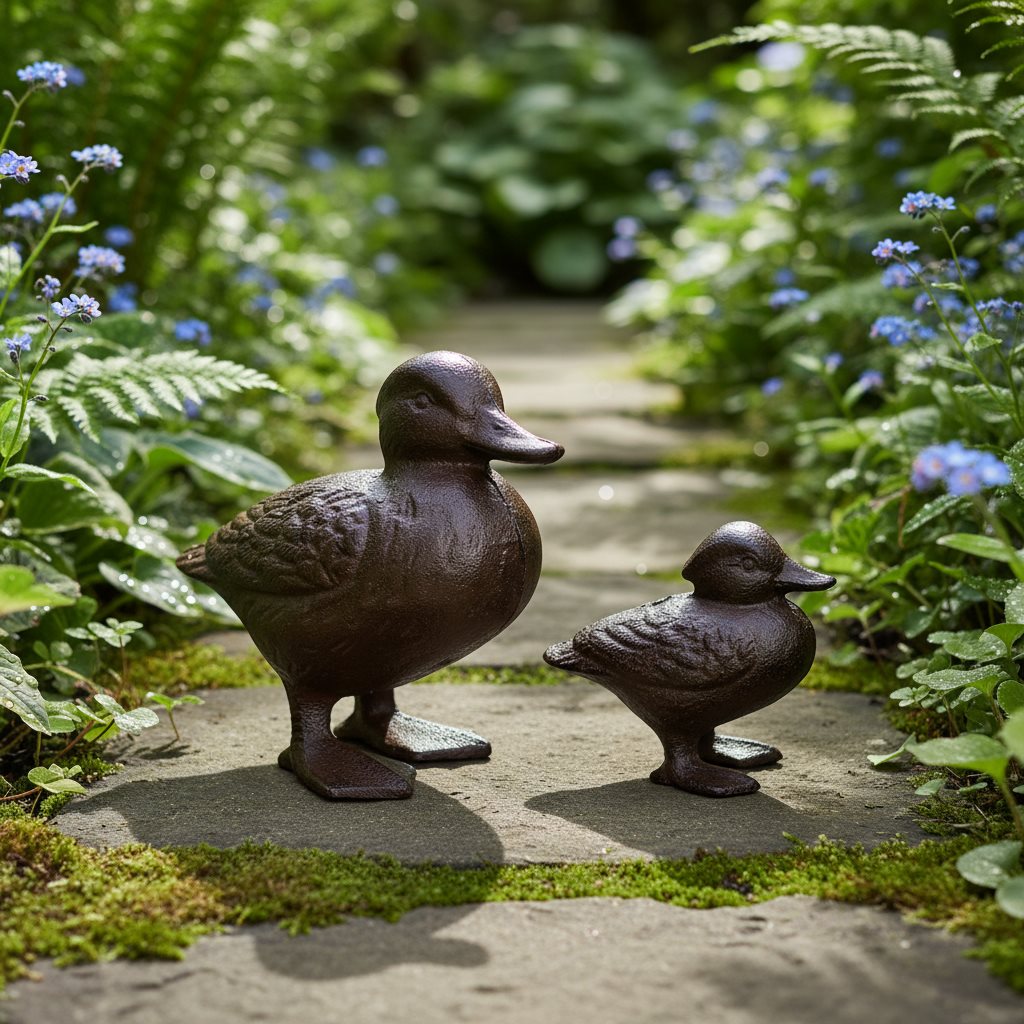 Waddles the Duckling Garden Ornament